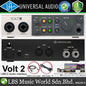 Universal Audio Volt 2 USB C Audio Interface with 2 Preamps and Recording Software (Volt2)