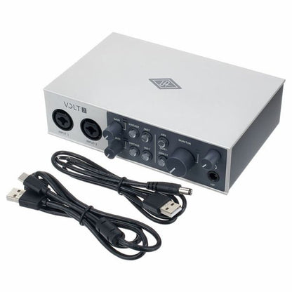 Universal Audio Volt 2 USB C Audio Interface with 2 Preamps and Recording Software (Volt2)