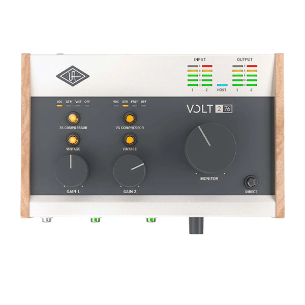 Universal Audio Volt 276 Studio Pack USB C Audio Interface With Condenser Microphone and Headphone