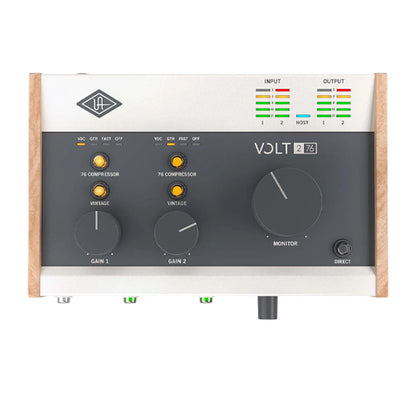 Universal Audio Volt 276 Studio Pack USB C Audio Interface With Condenser Microphone and Headphone
