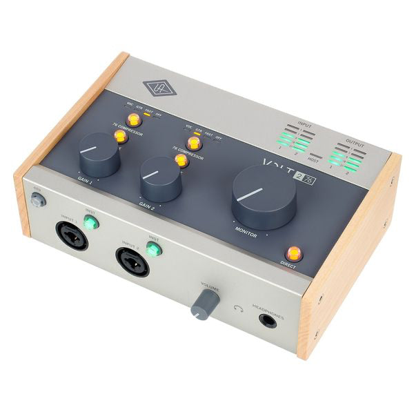 Universal Audio Volt 276 Studio Pack USB C Audio Interface With Condenser Microphone and Headphone