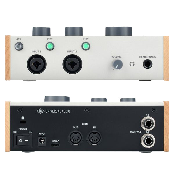 Universal Audio Volt 276 Studio Pack USB C Audio Interface With Condenser Microphone and Headphone