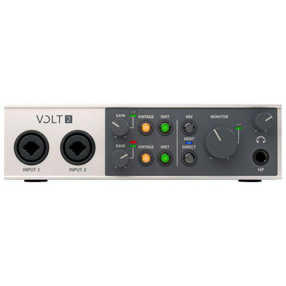 Universal Audio Volt 2 2X2 USB C Audio Interface Mixer with Recording Software (Volt2)