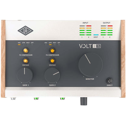 Universal Audio Volt 276 USB C Audio Interface with 2 Preamps Built In FET Compressor and MIDI I/O (Volt276)