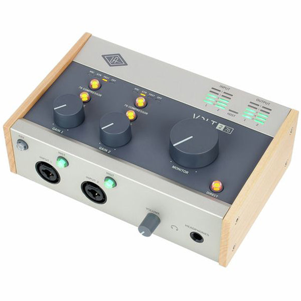 Universal Audio Volt 276 USB C Audio Interface with 2 Preamps Built In FET Compressor and MIDI I/O (Volt276)