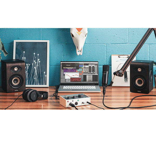 Universal Audio Volt 276 USB C Audio Interface with 2 Preamps Built In FET Compressor and MIDI I/O (Volt276)