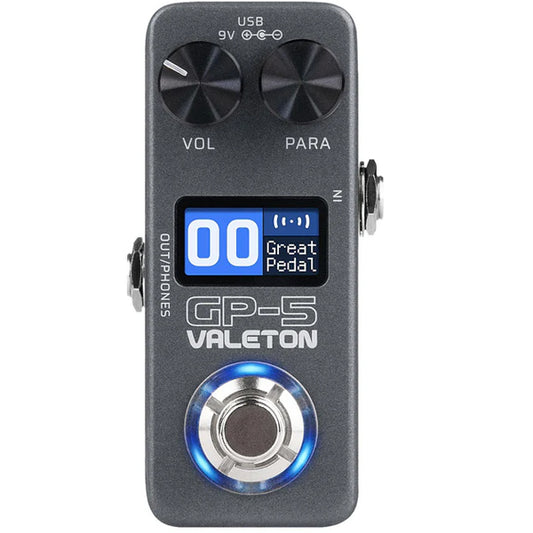 Valeton GP-5 Snap Tone and IR Loader Portable Multi Effect Processor Guitar Pedal (GP5)