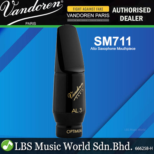 Vandoren Paris SM711 Alto Saxophone Optimum Series Mouthpiece (SM 711)
