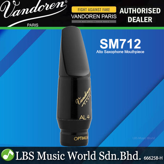 Vandoren Paris SM712 Alto Saxophone Optimum Series Mouthpiece (SM 712)