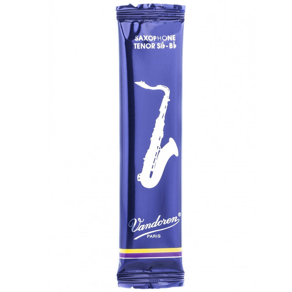Vandoren Paris Tenor Saxophone Traditional Reed Loose Pack Each - 1.0/ 1.5/ 2.0/ 2.5/ 3.0/ 3.5/ 4.0/ 4.5/ 5.0 (Tenor Sax)