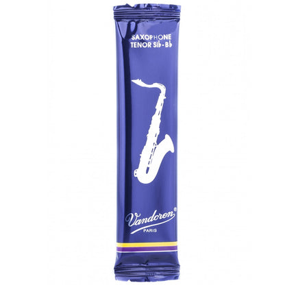 Vandoren Paris Tenor Saxophone Traditional Reed Loose Pack Each - 1.0/ 1.5/ 2.0/ 2.5/ 3.0/ 3.5/ 4.0/ 4.5/ 5.0 (Tenor Sax)