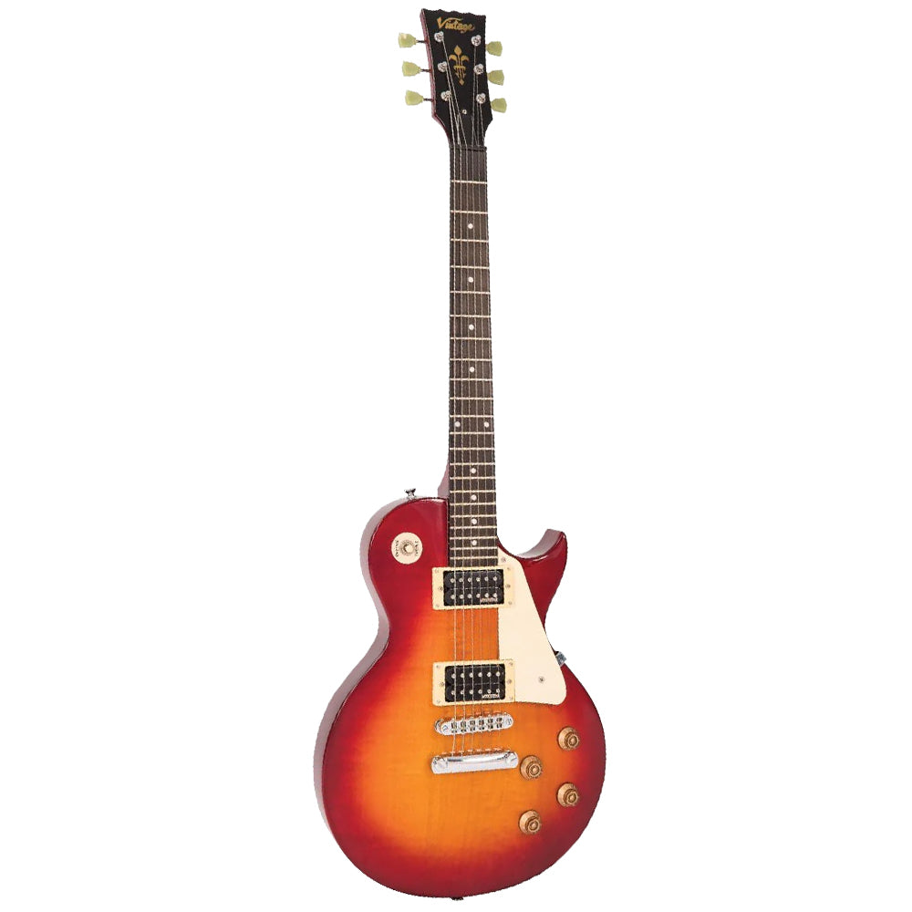 Vintage V100NB ReIssued Mahogany Body with HH Pickups Electric Guitar Unbound (V100 NB)