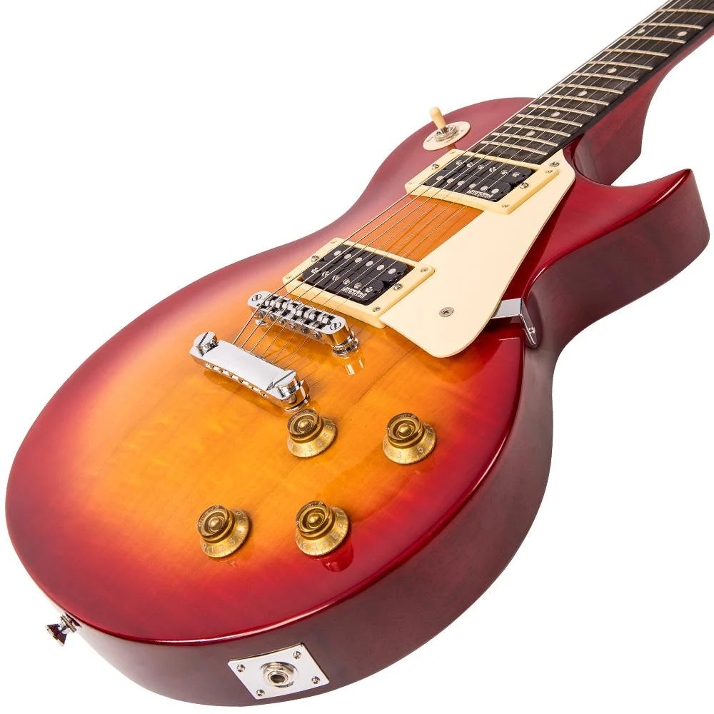 Vintage V100NB ReIssued Mahogany Body with HH Pickups Electric Guitar Unbound (V100 NB)