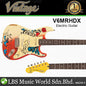 Vintage V6MRHDX Thomas Blug Signature SSS Pickup Electric Guitar Summer of Love (V6 MRHDX)