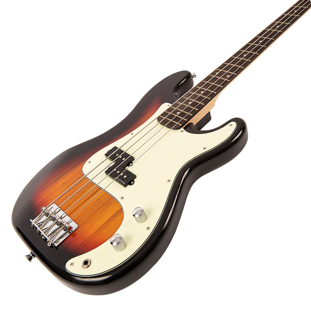 Vintage V40 Coaster Series Paulownia Body 4-String Bass Guitar (V 40)