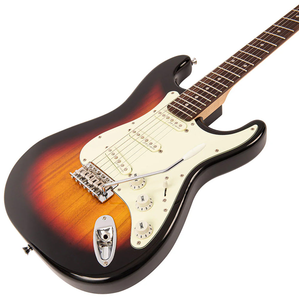 Vintage V60 Coaster Series Paulownia Body SSS Pickup Electric Guitar (V60)