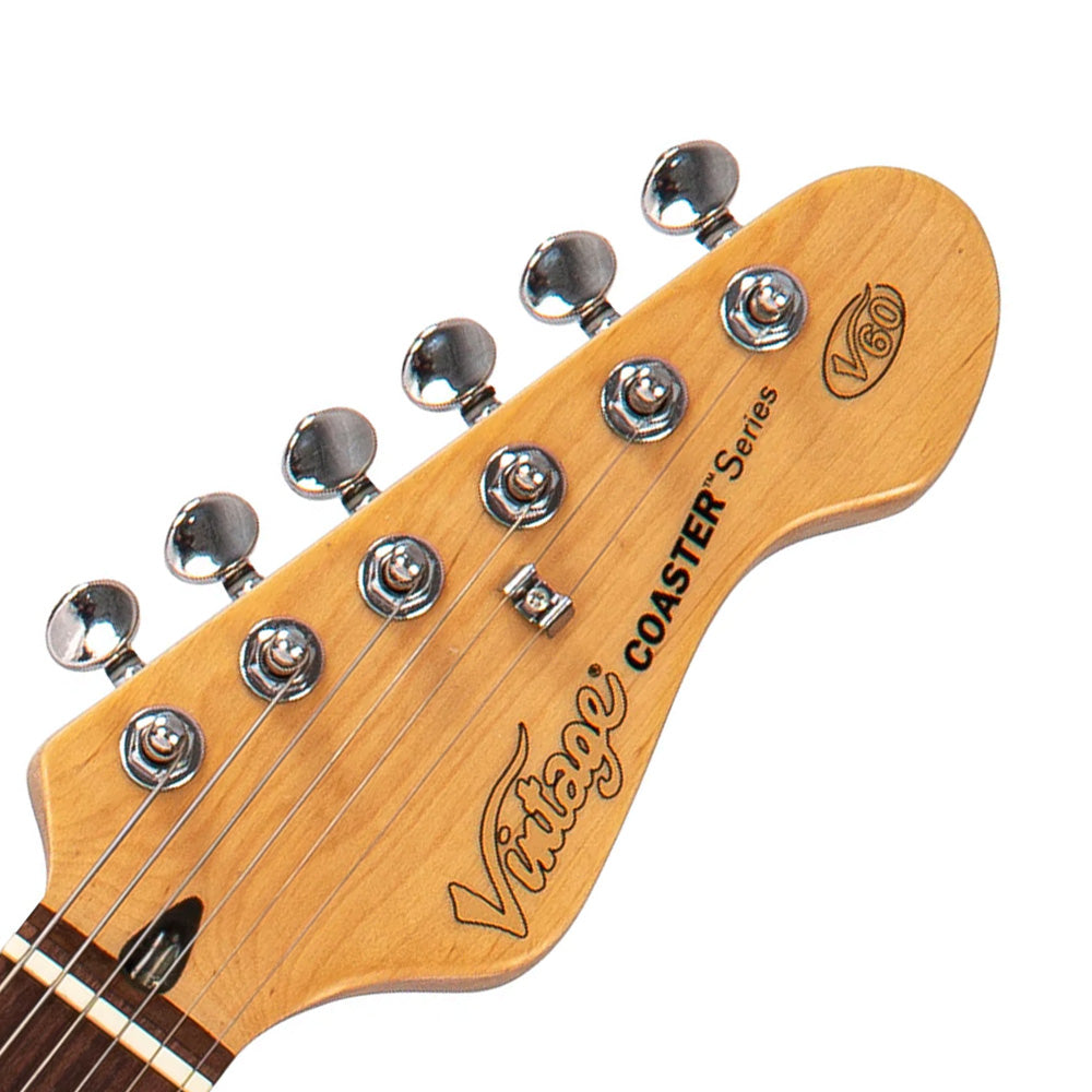 Vintage V60 Coaster Series Paulownia Body SSS Pickup Electric Guitar (V60)