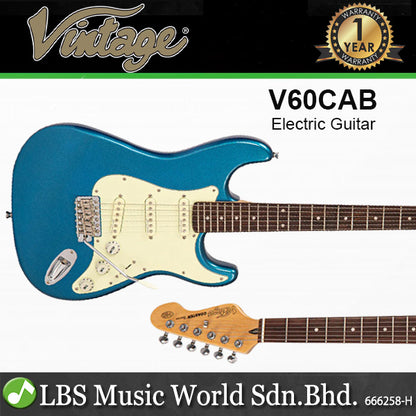 Vintage V60 Coaster Series Paulownia Body SSS Pickup Electric Guitar (V60)