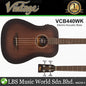 Vintage VCB440WK 4 Strings Statesboro' Mahogany Top Electric Acoustic Bass Guitar - Whisky Sour (VCB440 WK)