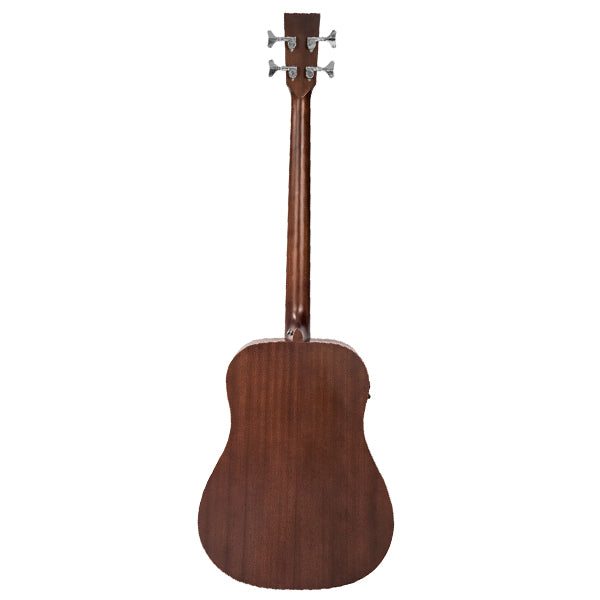 Vintage VCB440WK 4 Strings Statesboro' Mahogany Top Electric Acoustic Bass Guitar - Whisky Sour (VCB440 WK)