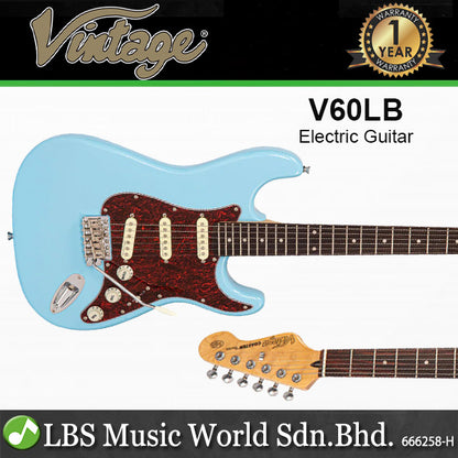 Vintage V60 Coaster Series Paulownia Body SSS Pickup Electric Guitar (V60)