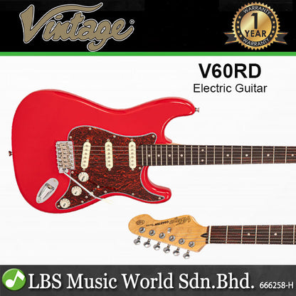 Vintage V60 Coaster Series Paulownia Body SSS Pickup Electric Guitar (V60)