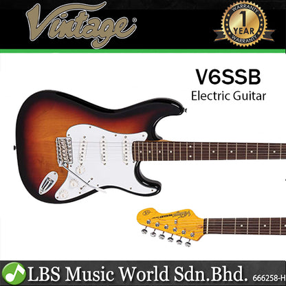 Vintage Reissued Series V6SSB Electric Guitar Sunset Sunburst (V6)