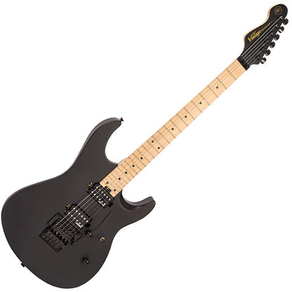 Vintage Reissued Series V624FRBK Floyd Rose Electric Guitar Satin Black HH Pickup (V624FR)