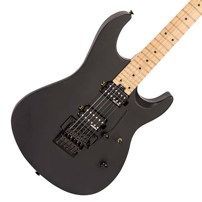 Vintage Reissued Series V624FRBK Floyd Rose Electric Guitar Satin Black HH Pickup (V624FR)
