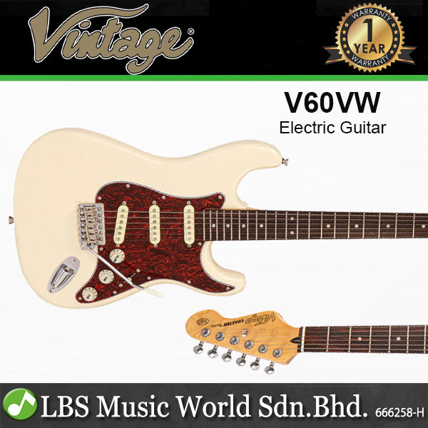 Vintage V60 Coaster Series Paulownia Body SSS Pickup Electric Guitar (V60)