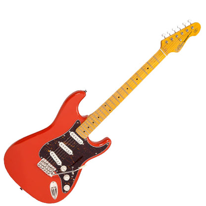 Vintage Reissued Series V6MFR Electric Guitar American Alder Body Firenza Red (V6M)