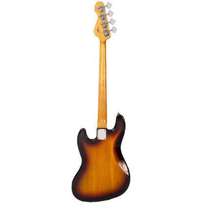 Vintage VJ74SSB Reissued Series 4 String Electric Bass Guitar - Sunset Sunburst (VJ74 SSB)