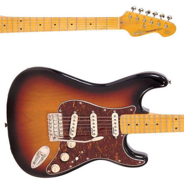 Vintage Reissue Series V6MSSB Electric Guitar Brown Sunburst (V6M)