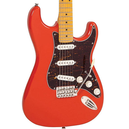 Vintage Reissued Series V6MFR Electric Guitar American Alder Body Firenza Red (V6M)