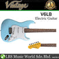 Vintage V6LB Reissued Series American Alder Body SSS Pickup Electric Guitar Laguna Blue (V6 LB)
