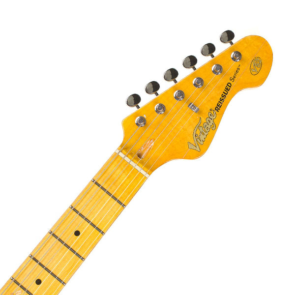 Vintage V52BS Reissued Series Single Cutaway Eastern Poplar Body Single Coil Electric Guitar Butterscotch (V52 BS)