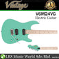 Vintage V6M24VG Reissued American Alder Body HH Pickup Electric Guitar Ventura Green (V6M 24VG)
