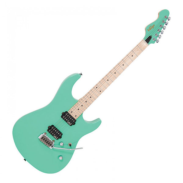 Vintage V6M24VG Reissued American Alder Body HH Pickup Electric Guitar Ventura Green (V6M 24VG)