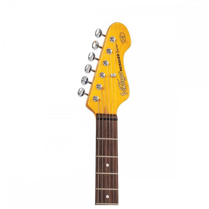 Vintage V6LB Reissued Series American Alder Body SSS Pickup Electric Guitar Laguna Blue (V6 LB)