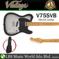 Vintage V75SVB 25th Anniversary Series Electric Guitar Silver Burst (V75)
