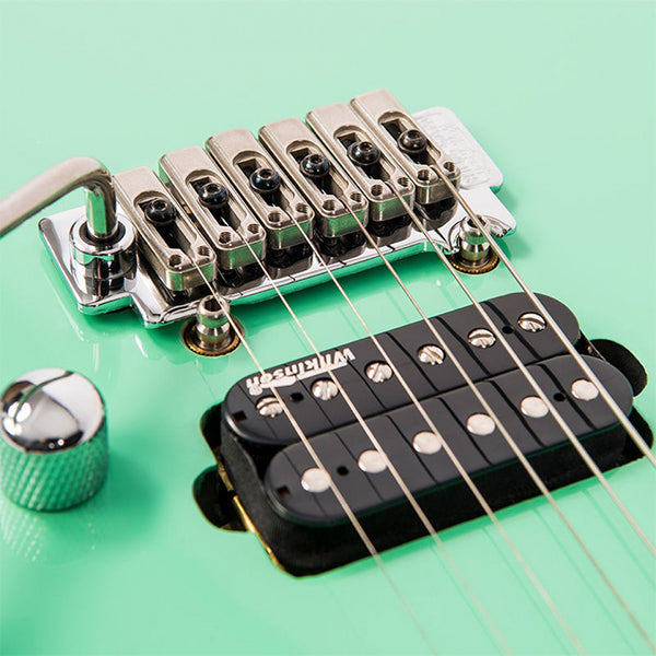 Vintage V6M24VG Reissued American Alder Body HH Pickup Electric Guitar Ventura Green (V6M 24VG)