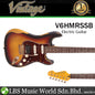 Vintage V6HMRSSB Icon Series Electric Guitar Distressed Tobacco Sunburst (V6H)