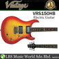 Vintage VRS150HB Rock Series Mahagony Body Neck Thru HH Pickup 24-Fret Double-Cutaway Electric Guitar Honeyburst (VRS 150HB)