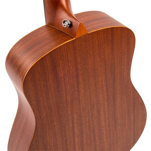 Vintage VTG100N Travel Guitar Series Solid Spruce Top Acoustic Guitar With Bag Natural (VTG 100N)