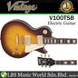 Vintage V100TSB Reissued Series Mahagony Body HH Pickup Electric Guitar Tobacco Sunburst (V100 TSB)
