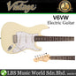 Vintage V6VW Reissued Series American Alder Body SSS Pickup Electric Guitar Vintage White (V6 VW)