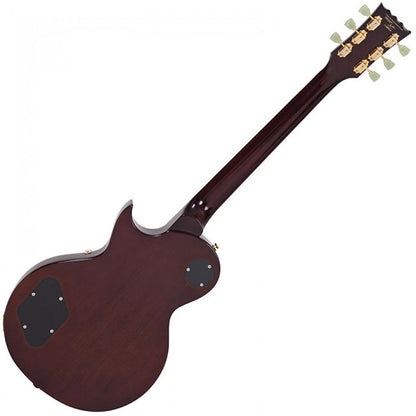 Vintage V100TSB Reissued Series Mahagony Body HH Pickup Electric Guitar Tobacco Sunburst (V100 TSB)