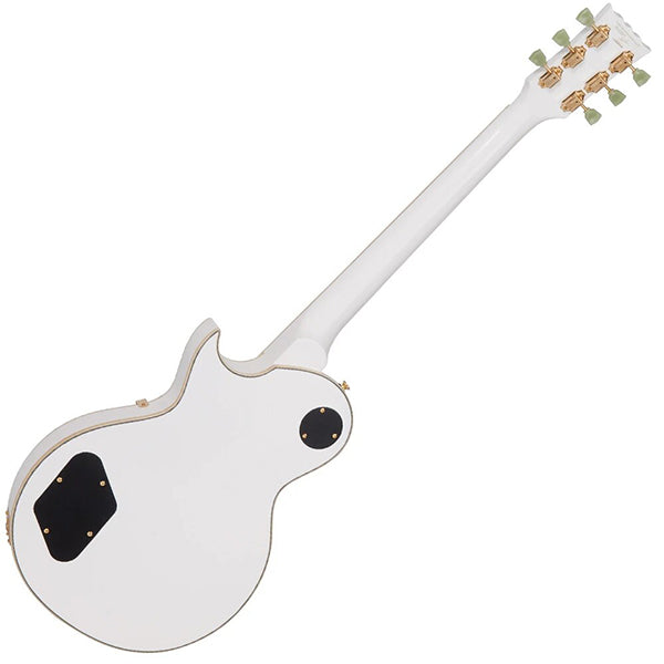 Vintage V100AW Reissued Series Mahagony Body HH Pickup Electric Guitar Arctic White (V100 AW)