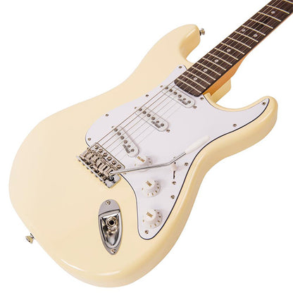 Vintage V6VW Reissued Series American Alder Body SSS Pickup Electric Guitar Vintage White (V6 VW)