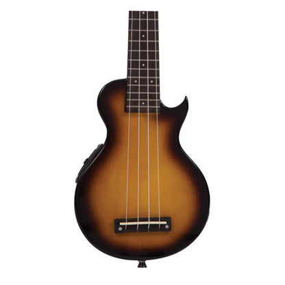 Vintage VUKE1 Eastern Poplar Body Soprano Size Piezo Pickup Electric Ukulele Hawaii Guitar Tobacco Sunburst (VUKE 1)